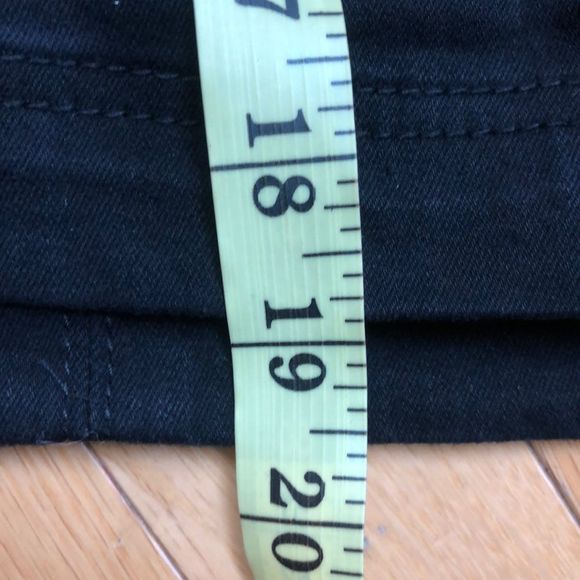 🔴 2 for $25 WILD FABLE Stretch Black Denim Seamed Mini Skirt size 24W - Picture 4 of 6